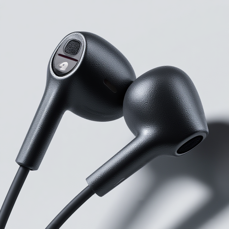 NovaArdenPort Wired Earphones illustration for Core Features