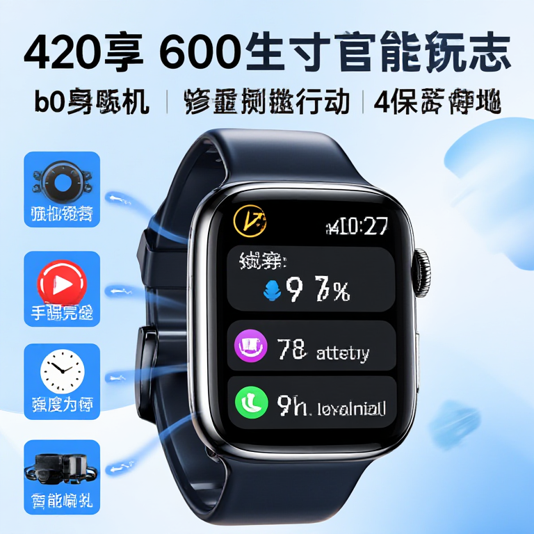 NovaArdenRidge Smart Watch illustration for Product Positioning