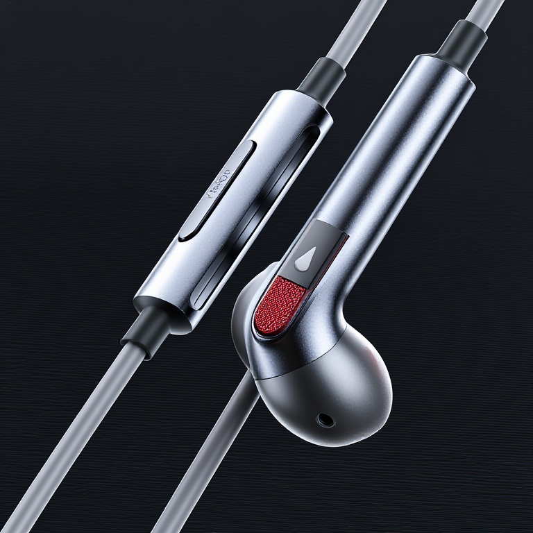 NovaArdenShore Wired Earphones illustration for Core Features