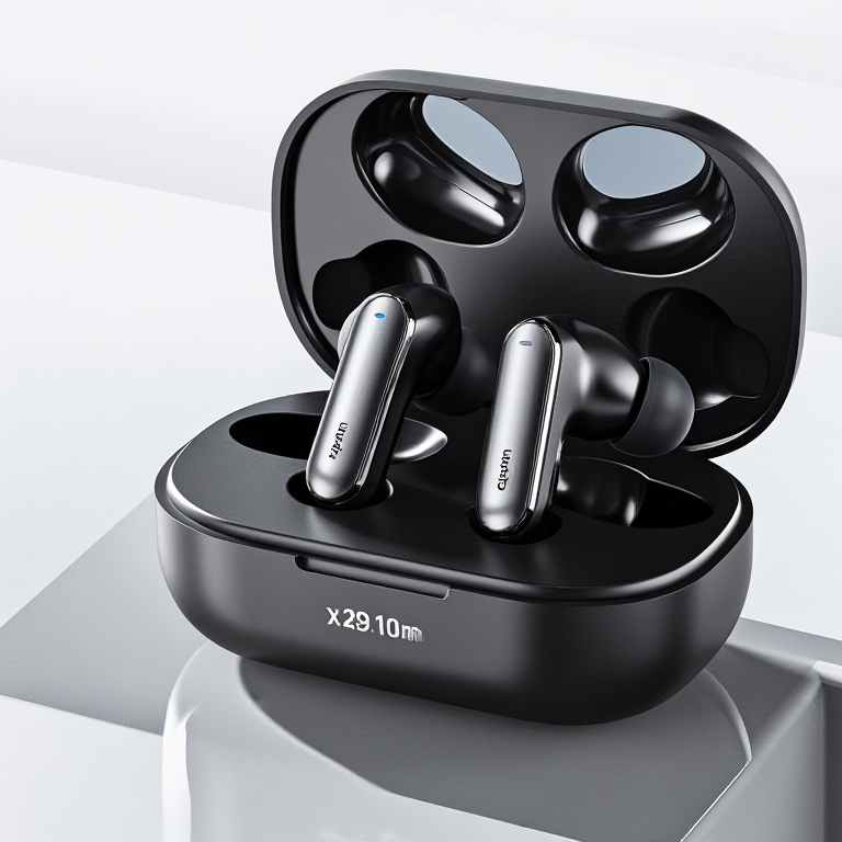 NovaArdenSpark Bluetooth Earphones illustration for Product Positioning