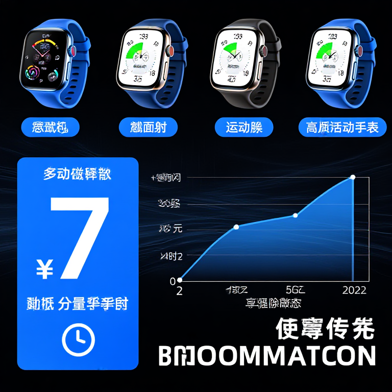 NovaArdenSpark Smart Watch illustration for Product Positioning