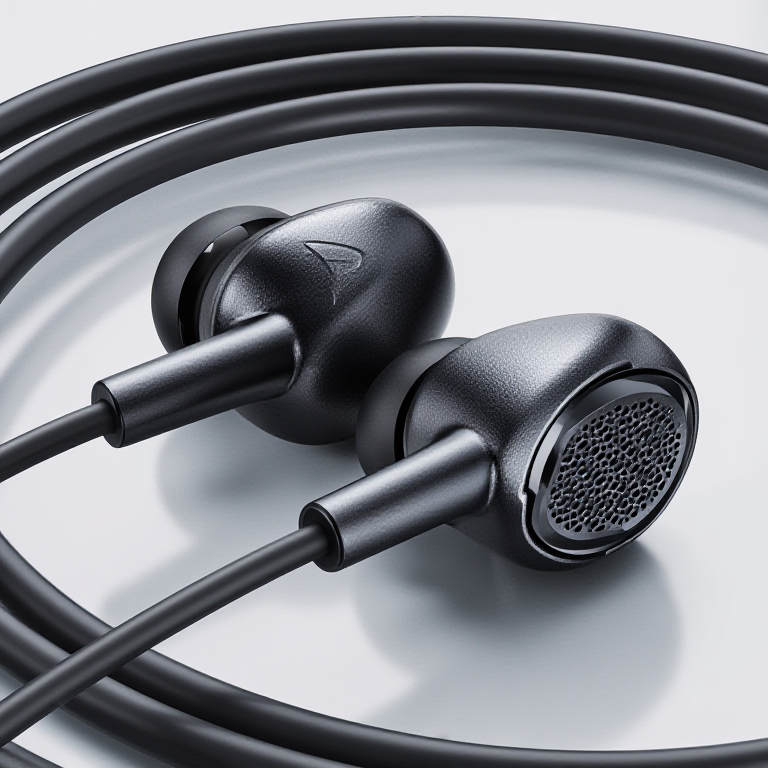 NovaArdenSpring Wired Earphones illustration for Core Features