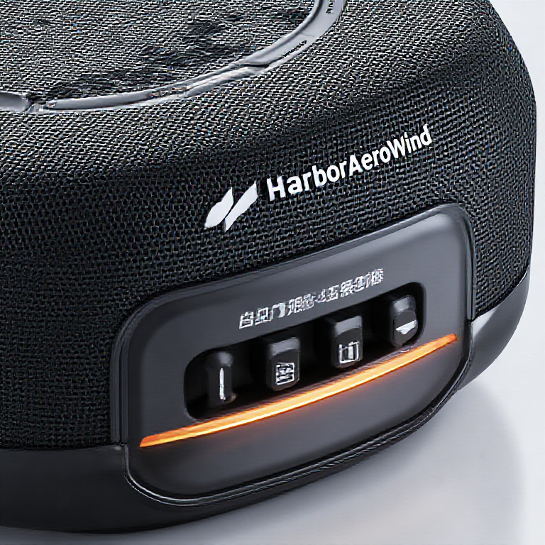 HarborAeroWind portable speaker review and buying guide physical detail image