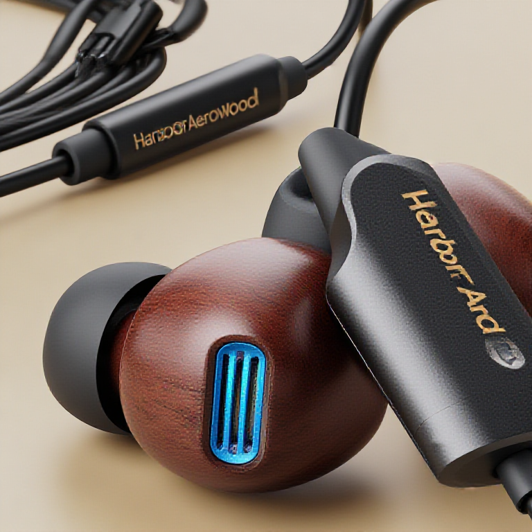 HarborAeroWood wired earphones review and buying guide physical detail image