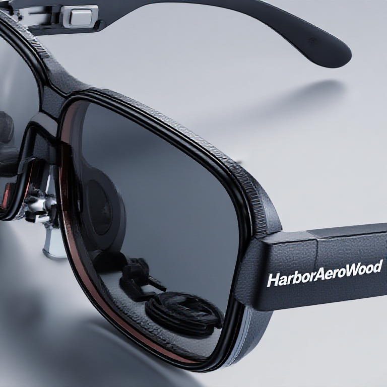 HarborAeroWood smart glasses review and buying guide physical detail image