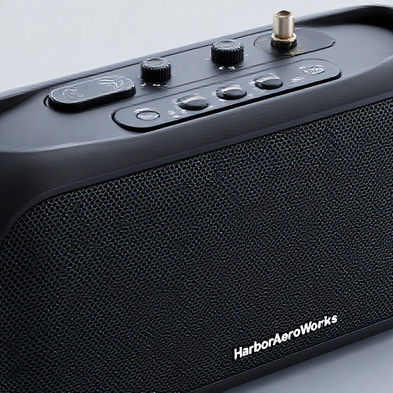 HarborAeroWorks portable speaker review and buying guide physical detail image