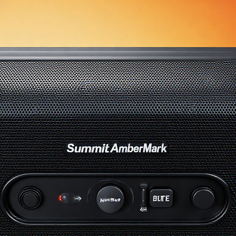 SummitAmberMark portable speaker review and buying guide physical detail image