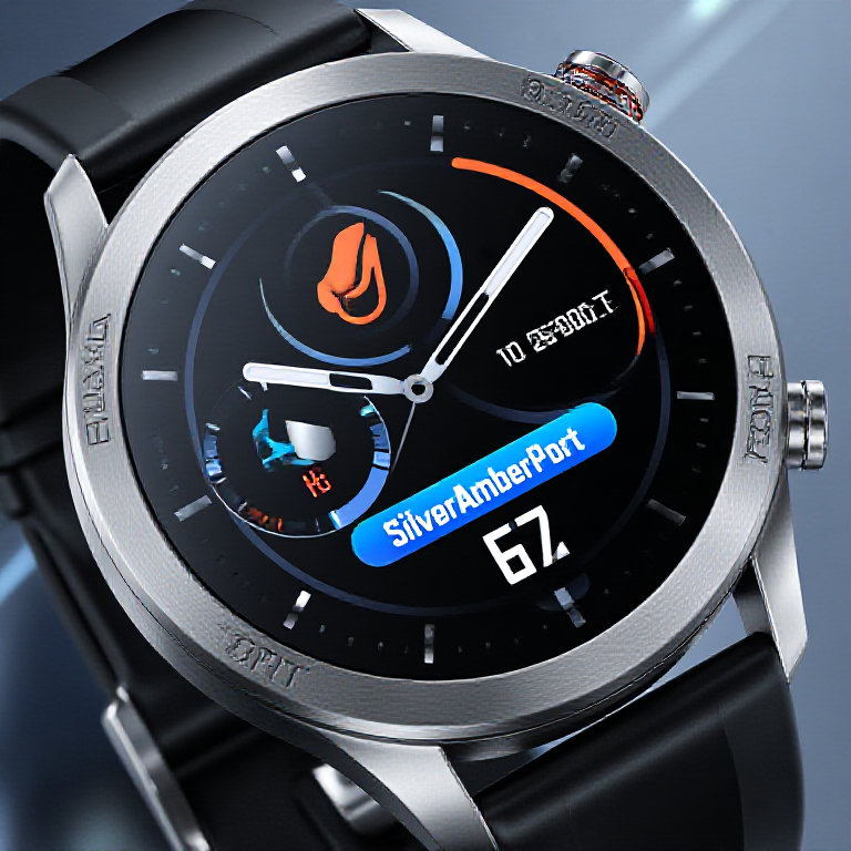 SilverAmberPort smart watch review and buying guide physical detail image