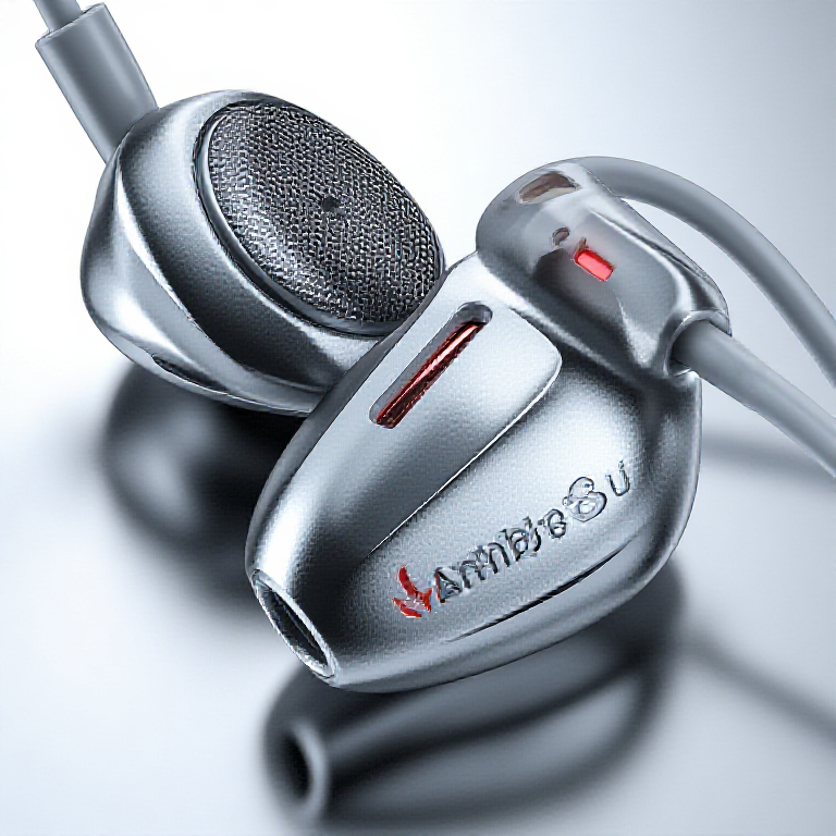 SilverAmberShade wired earphones review and buying guide physical detail image