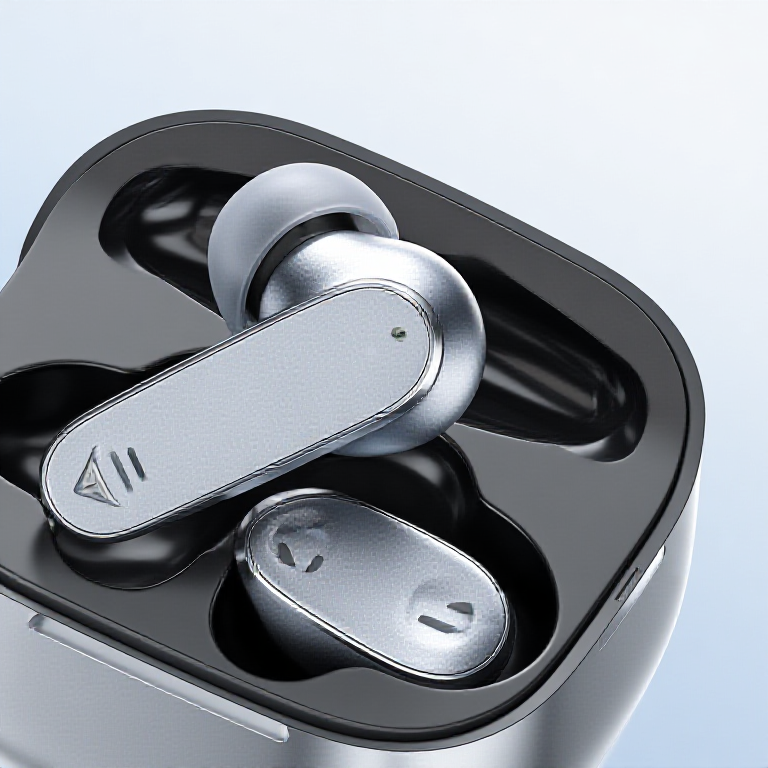 SilverAmberSpire bluetooth earphones review and buying guide physical detail image
