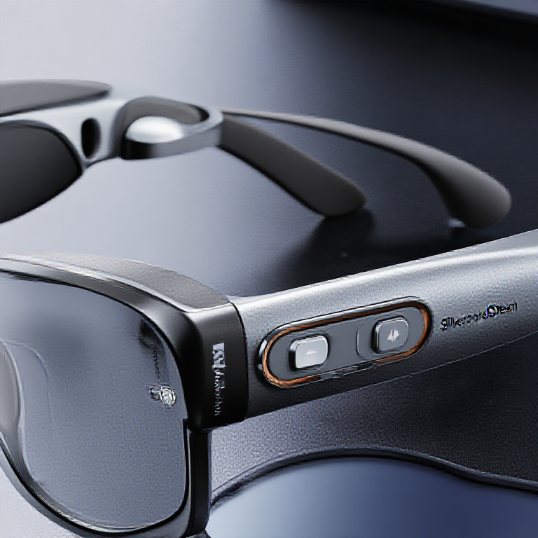 SilverAmberStream smart glasses review and buying guide physical detail image